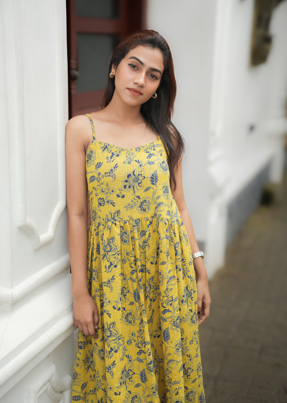 Saanjhira – Noodle Strap Corset Frock