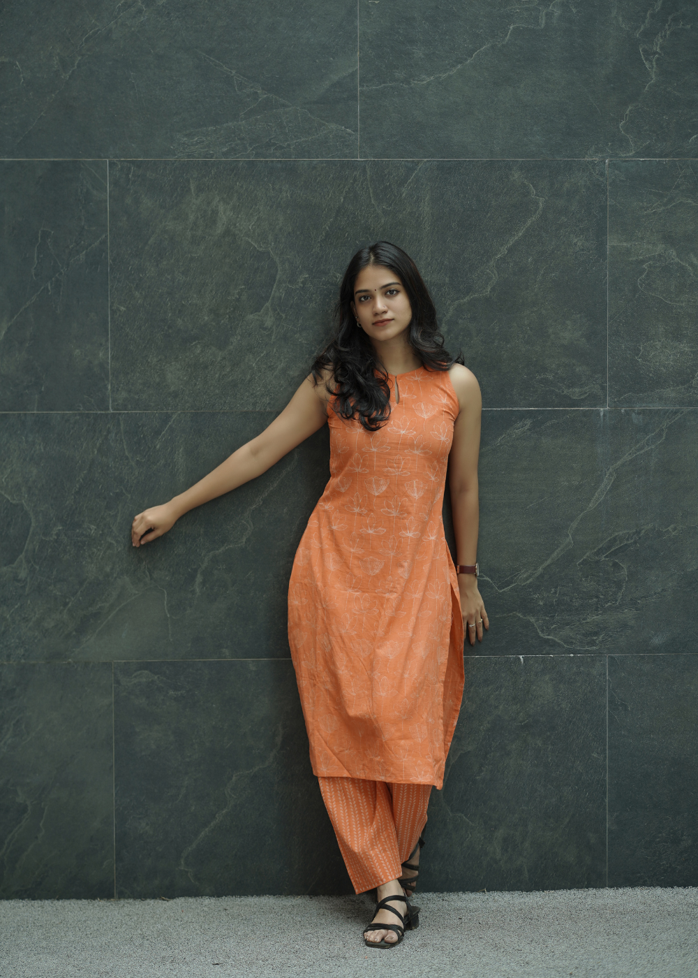 Aahaana – Sleeveless Halter Neck Co-ord Set