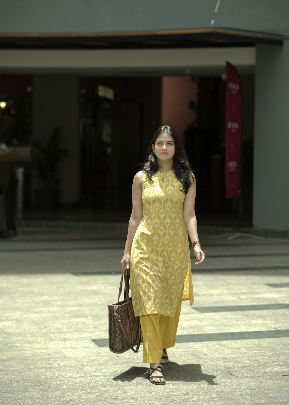 Meher – Sleeveless Halter Neck Co-ord Set