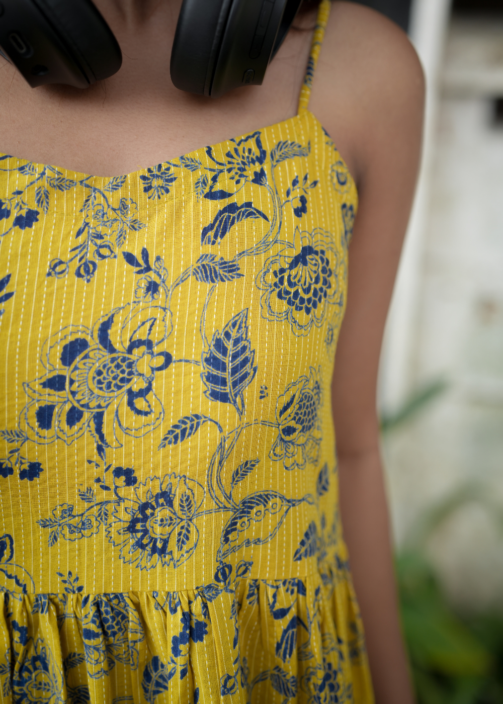 Saanjhira – Noodle Strap Corset Frock